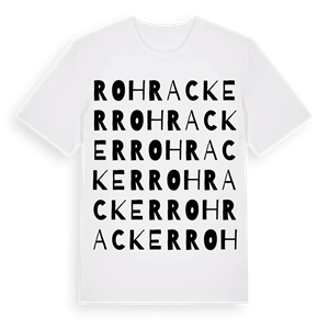 Rohracker ordlek t-shirt – ekologisk bomull t-shirt från Pinshirt