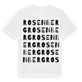 Rosenberg ordlek t-shirt