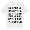 Rosental ordlek t-shirt