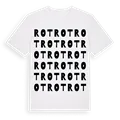 Rot ordlek t-shirt
