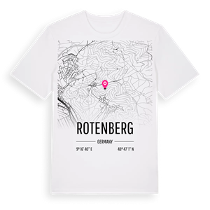 Rotenberg karta t-shirt – ekologisk bomull t-shirt från Pinshirt
