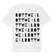 Rottweil ordlek t-shirt