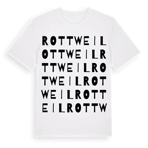 Rottweil ordlek t-shirt – ekologisk bomull t-shirt från Pinshirt