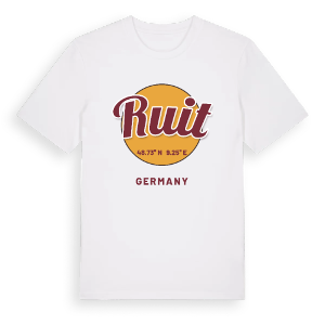 Ruit cirkel t-shirt – ekologisk bomull t-shirt från Pinshirt