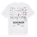 Sachsenheim karta t-shirt