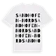 Sandhofen-Nord ordlek t-shirt