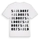 Sauldorf ordlek t-shirt