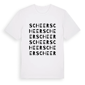Scheer ordlek t-shirt – ekologisk bomull t-shirt från Pinshirt
