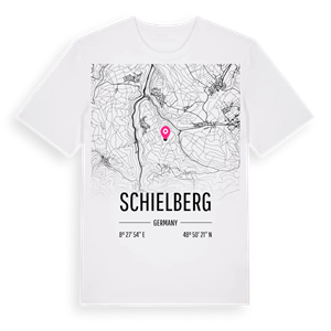 Schielberg karta t-shirt – ekologisk bomull t-shirt från Pinshirt