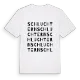 Schluchtern ordlek t-shirt