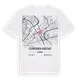 Schmidener Vorstadt karta t-shirt