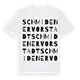 Schmidener Vorstadt ordlek t-shirt