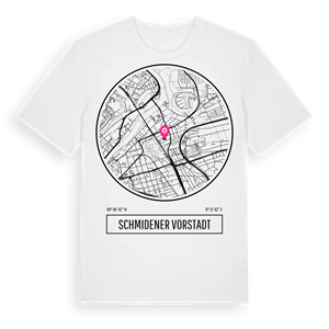 Schmidener Vorstadt t-shirt – ekologisk bomull t-shirt från Pinshirt