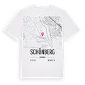 Schönberg karta t-shirt