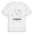 Schönbrunn karta t-shirt