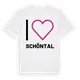 Jag älskar Schöntal t-shirt stort tryck