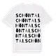 Schöntal ordlek t-shirt