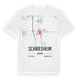 Schriesheim karta t-shirt