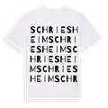 Schriesheim ordlek t-shirt