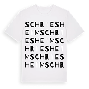 Schriesheim ordlek t-shirt – ekologisk bomull t-shirt från Pinshirt