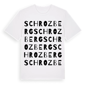 Schrozberg ordlek t-shirt – ekologisk bomull t-shirt från Pinshirt
