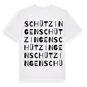 Schützingen ordlek t-shirt – ekologisk bomull t-shirt från Pinshirt
