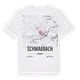 Schwabbach karta t-shirt