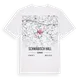Schwäbisch Hall karta t-shirt