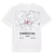 Schwäbisch Hall karta t-shirt