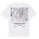 Schwarzwald-Baar-Kreis karta t-shirt