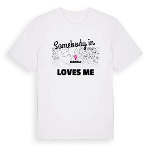 Någon i Seewald älskar mig t-shirt – ekologisk bomull t-shirt från Pinshirt
