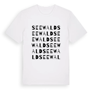 Seewald ordlek t-shirt – ekologisk bomull t-shirt från Pinshirt