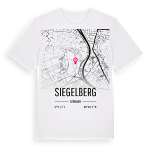 Siegelberg karta t-shirt – ekologisk bomull t-shirt från Pinshirt