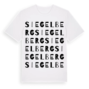 Siegelberg ordlek t-shirt – ekologisk bomull t-shirt från Pinshirt