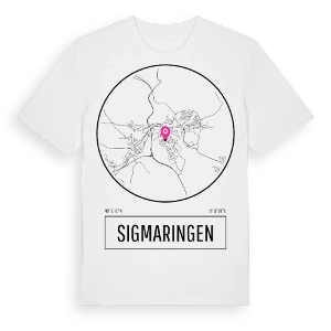 Sigmaringen t-shirt – ekologisk bomull t-shirt från Pinshirt