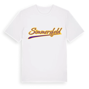 Simmersfeld baseball t-shirt – ekologisk bomull t-shirt från Pinshirt