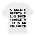 Singen (Hohentwiel) ordlek t-shirt
