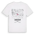 Sinsheim karta t-shirt