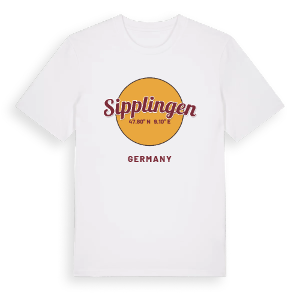 Sipplingen cirkel t-shirt – ekologisk bomull t-shirt från Pinshirt