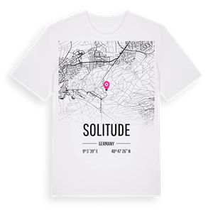 Solitude karta t-shirt – ekologisk bomull t-shirt från Pinshirt