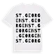 St. Georgen ordlek t-shirt