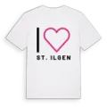 Jag älskar St. Ilgen t-shirt stort tryck