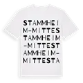 Stammheim-Mitte ordlek t-shirt