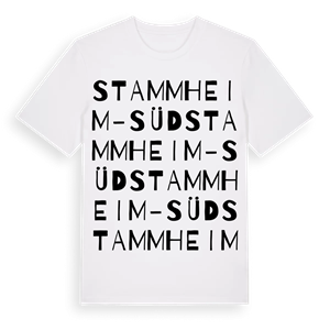 Stammheim-Süd ordlek t-shirt – ekologisk bomull t-shirt från Pinshirt