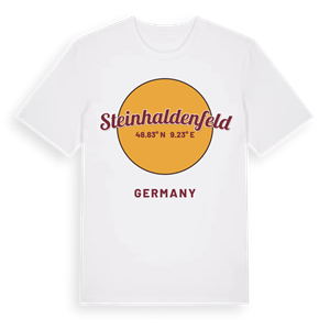 Steinhaldenfeld cirkel t-shirt – ekologisk bomull t-shirt från Pinshirt