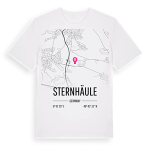 Sternhäule karta t-shirt – ekologisk bomull t-shirt från Pinshirt