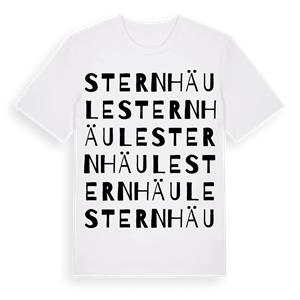 Sternhäule ordlek t-shirt – ekologisk bomull t-shirt från Pinshirt