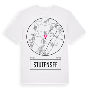 Stutensee t-shirt – ekologisk bomull t-shirt från Pinshirt