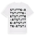 Stuttgart ordlek t-shirt