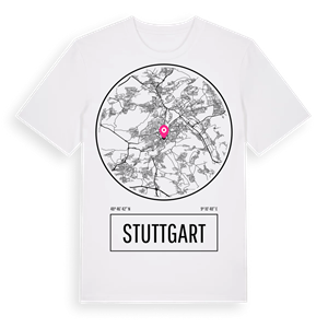 Stuttgart t-shirt – ekologisk bomull t-shirt från Pinshirt